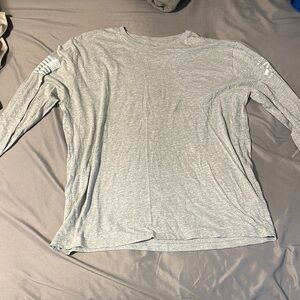 Gray Long Sleeve T-Shirt